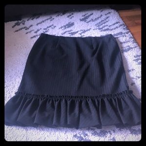 Pinstripe skirt